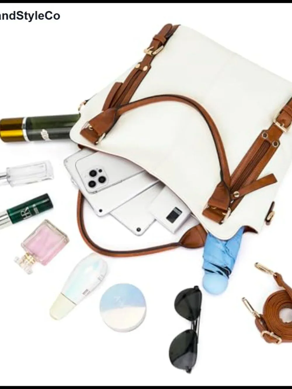 Large Hobo Crossbody Purse with Matching Wallet Set Faux Leather Women